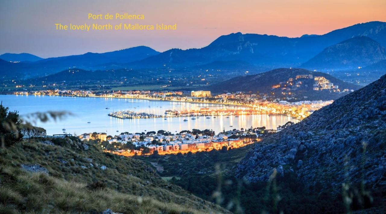 Ferienwohnung Blick auf Atalaya Port de Pollença Exterior foto